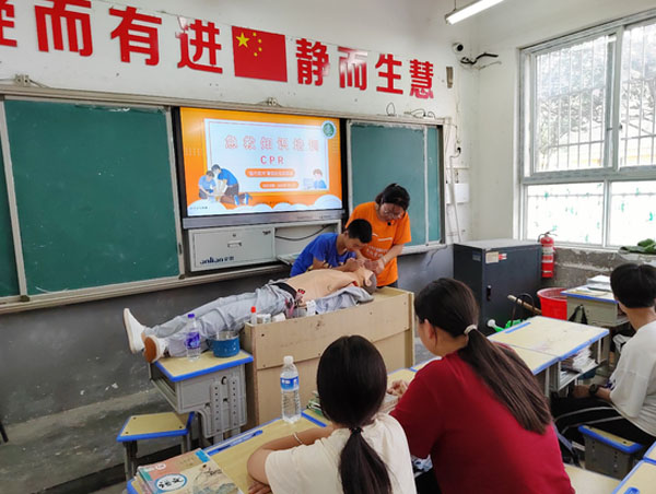 急救知識進校園，為生命套一根安全繩
