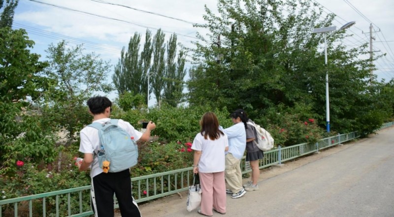 塔里木大學(xué)信息工程學(xué)院助力英買力村鄉(xiāng)村振興，拍攝宣傳點(diǎn)亮發(fā)展新途