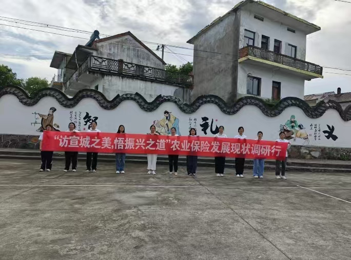 共探朱橋“新”農(nóng)險，鄉(xiāng)村振興繪新篇——亳州學(xué)院經(jīng)濟(jì)與管理系赴宣城市宣州區(qū)朱橋鄉(xiāng)開展“三下鄉(xiāng)”實(shí)踐活動