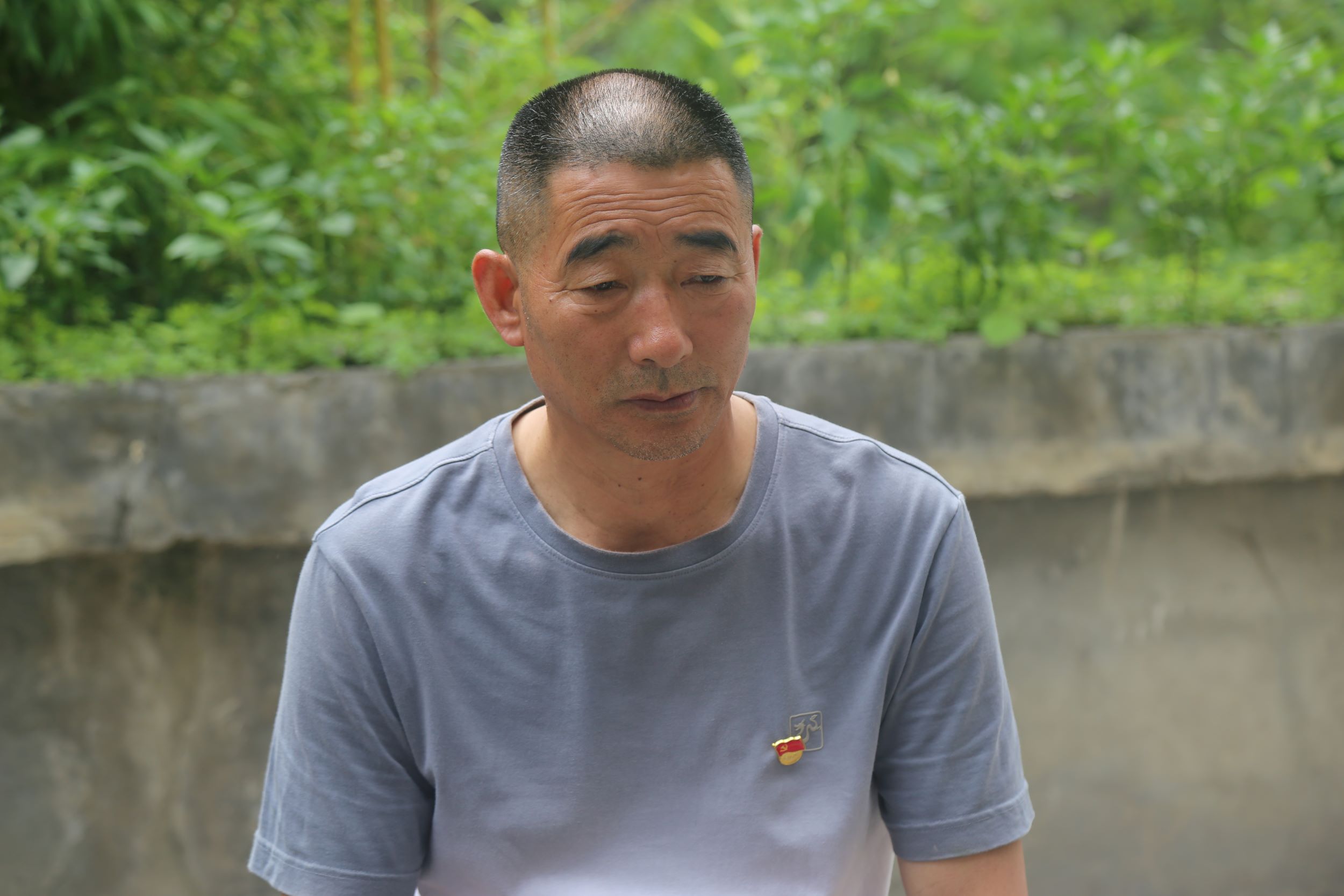 圖為舒友乾書記照片。張世玉 攝