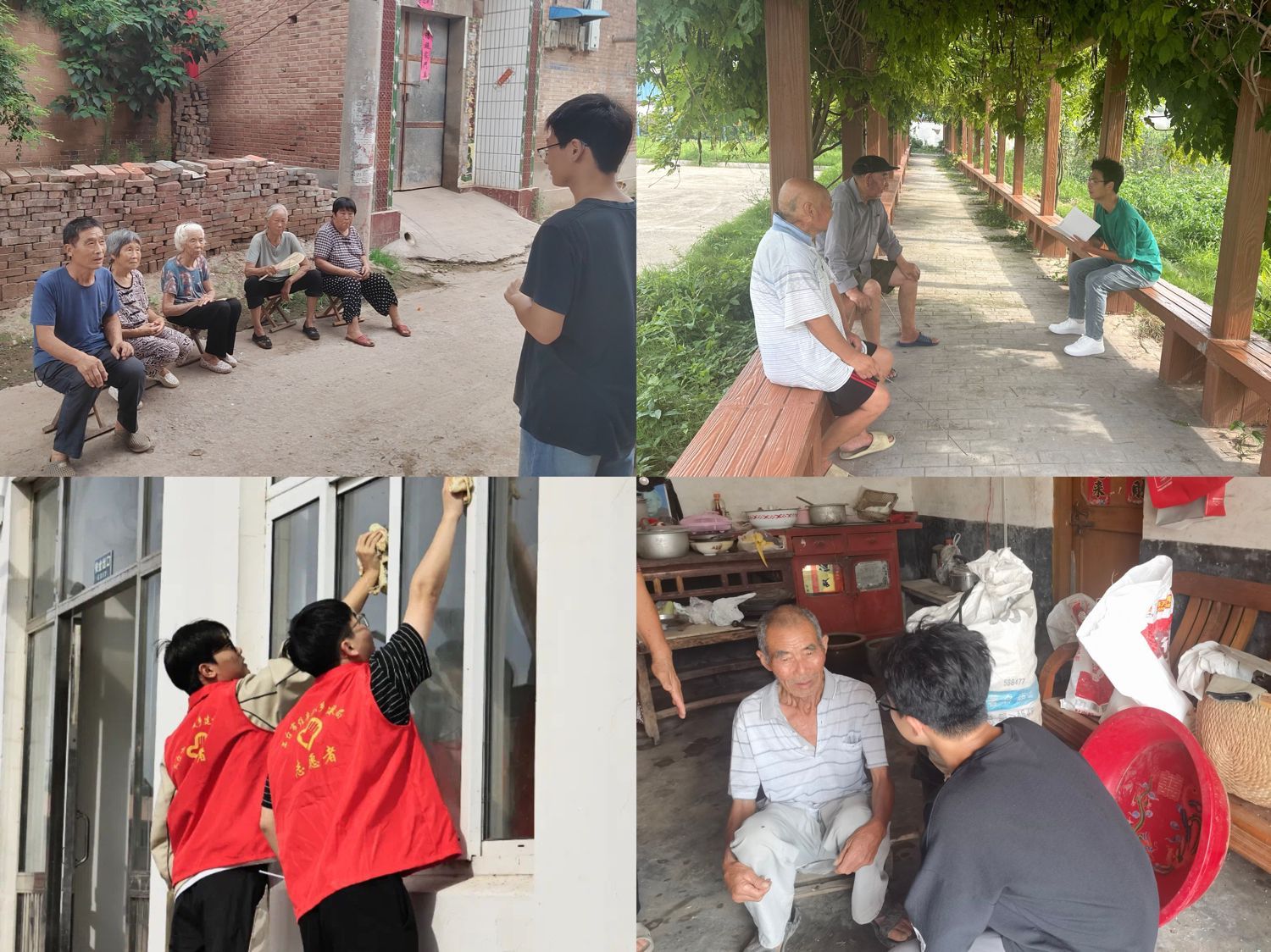 南京工程學(xué)院學(xué)子三下鄉(xiāng)：志愿心行護銀齡，情暖桑榆福滿庭